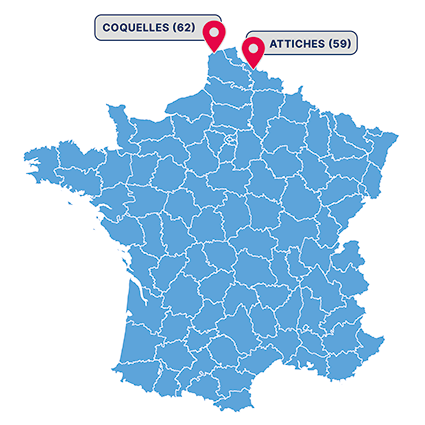agences france seclin coquelles blanquefort